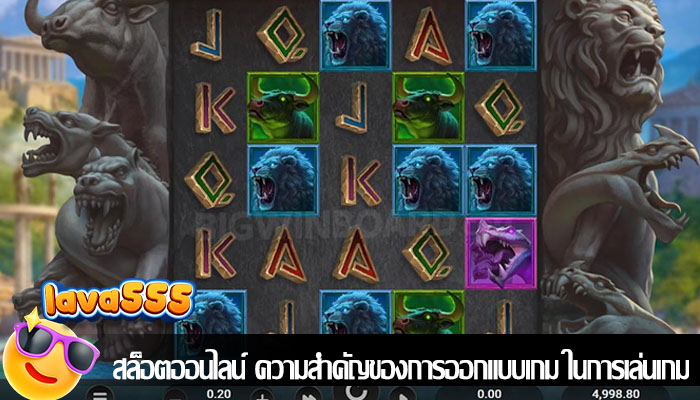 สล็อตออนไลน์ ความสำคัญของการออกแบบเกม ในการเล่นเกม