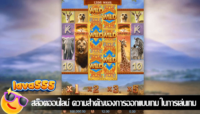 สล็อตออนไลน์ ความสำคัญของการออกแบบเกม ในการเล่นเกม